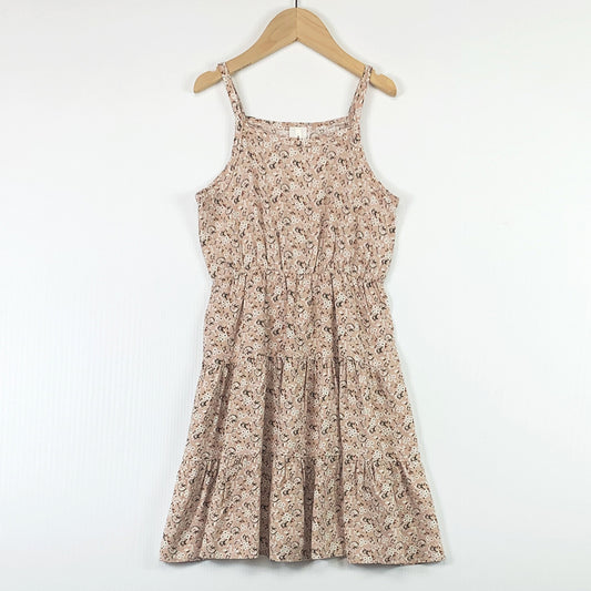 Dusty Rose Sleeveless Tiered Dress GIRLS