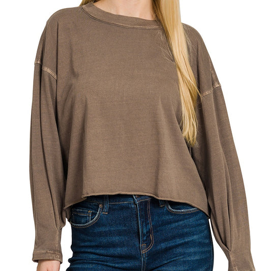 Heritage Wash Oversized Crew Tee