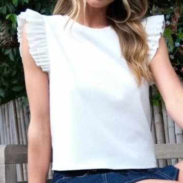 Effortless Chic Top in Off White