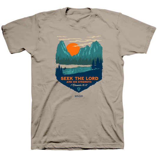 Seek the Lord Crest Cotton Tee MEN