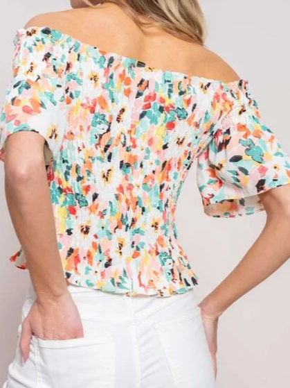 Watercolor Dream Top in Green