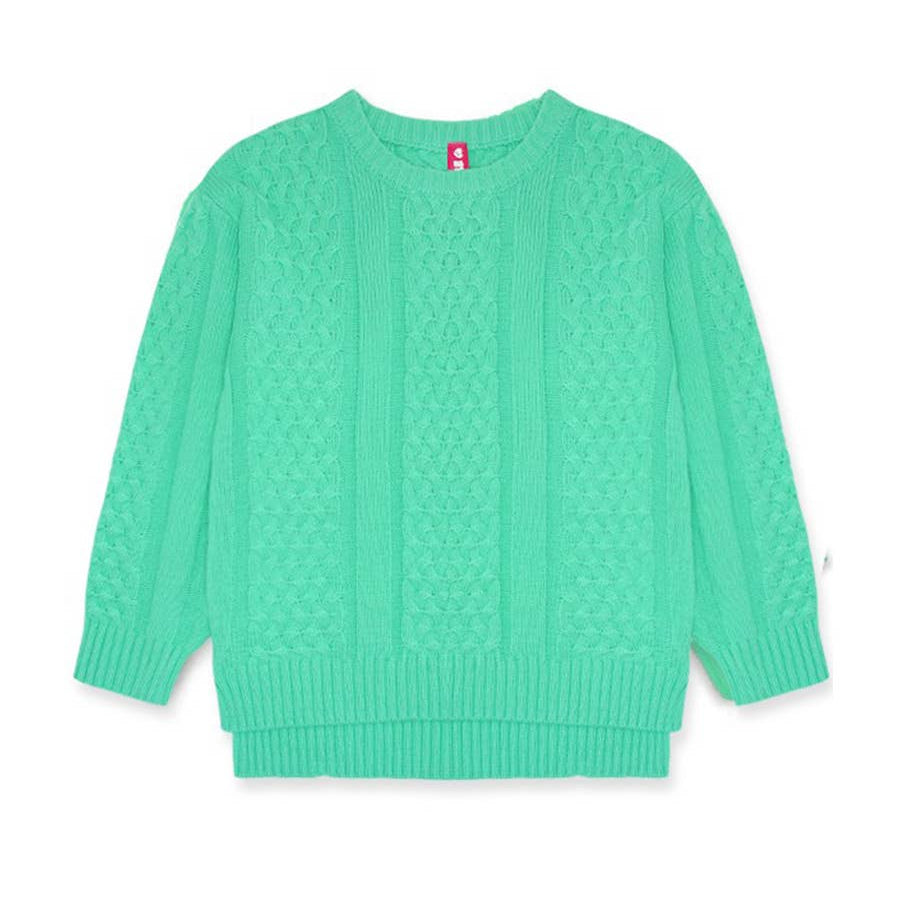 Toddlers Chunky Knit Pullover Sweater Girls 2T-4T 472