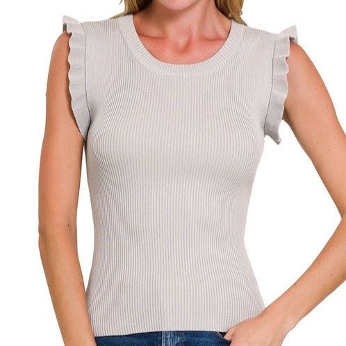 Daddy's Girl Sweater Vest in Lt Grey - Colbert Clothing