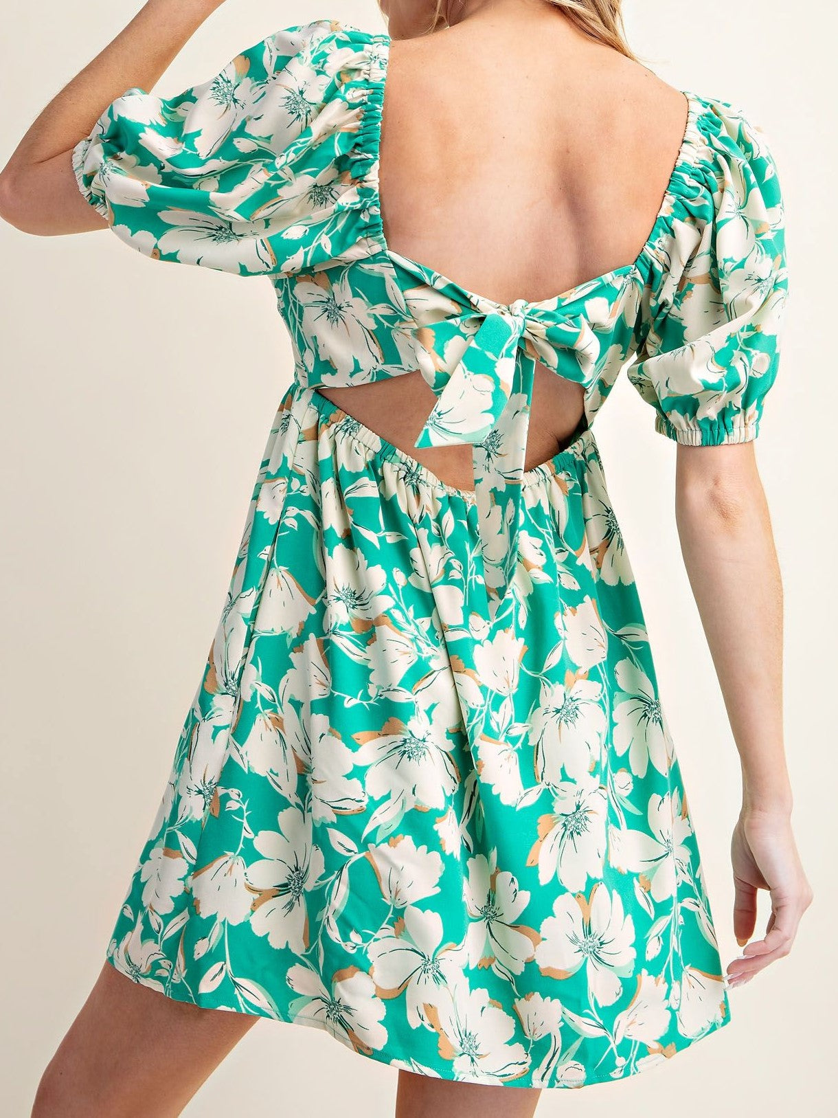 Caribbean Girl Dress in Mint