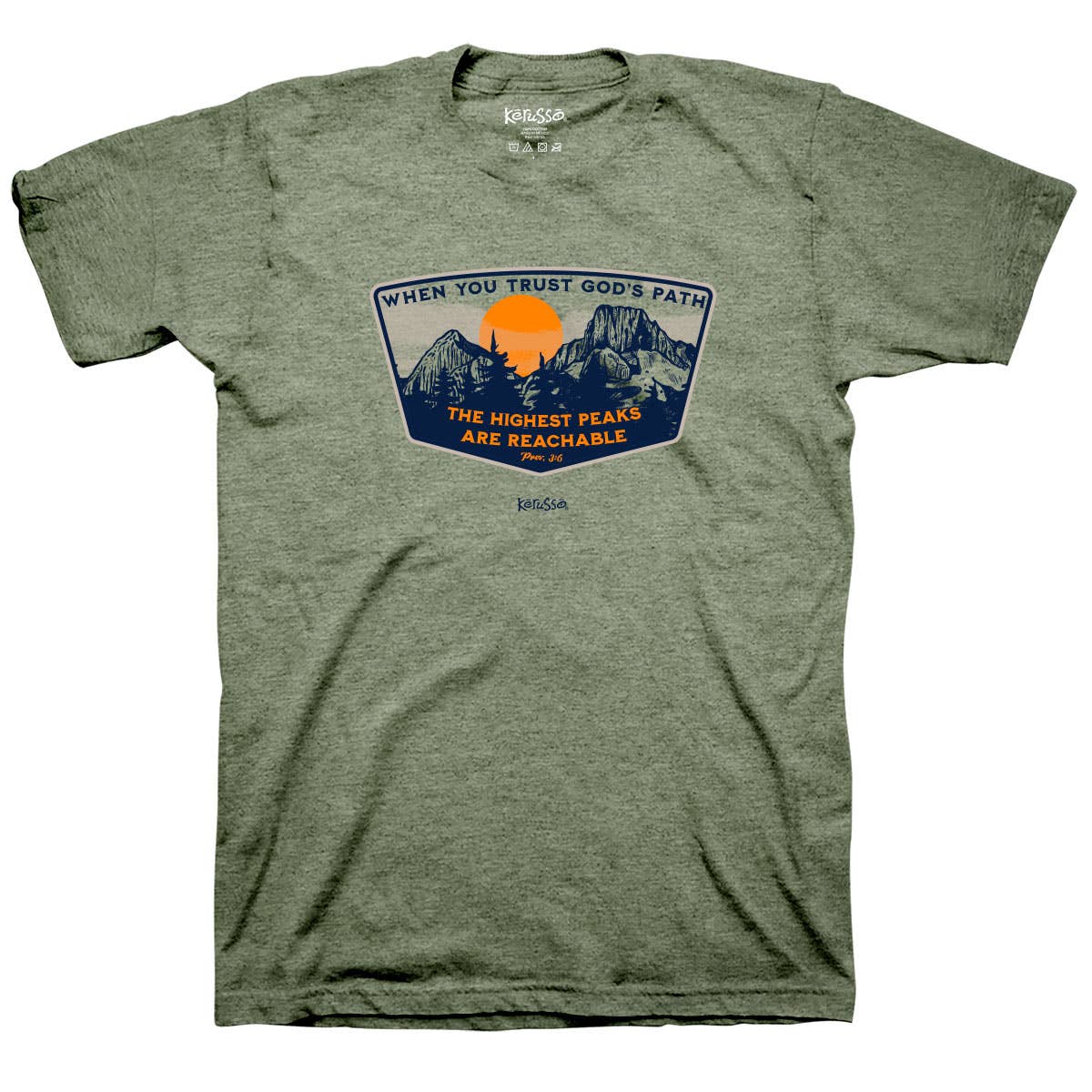 Kerusso Christian T-Shirt God's Path MEN - Colbert Clothing