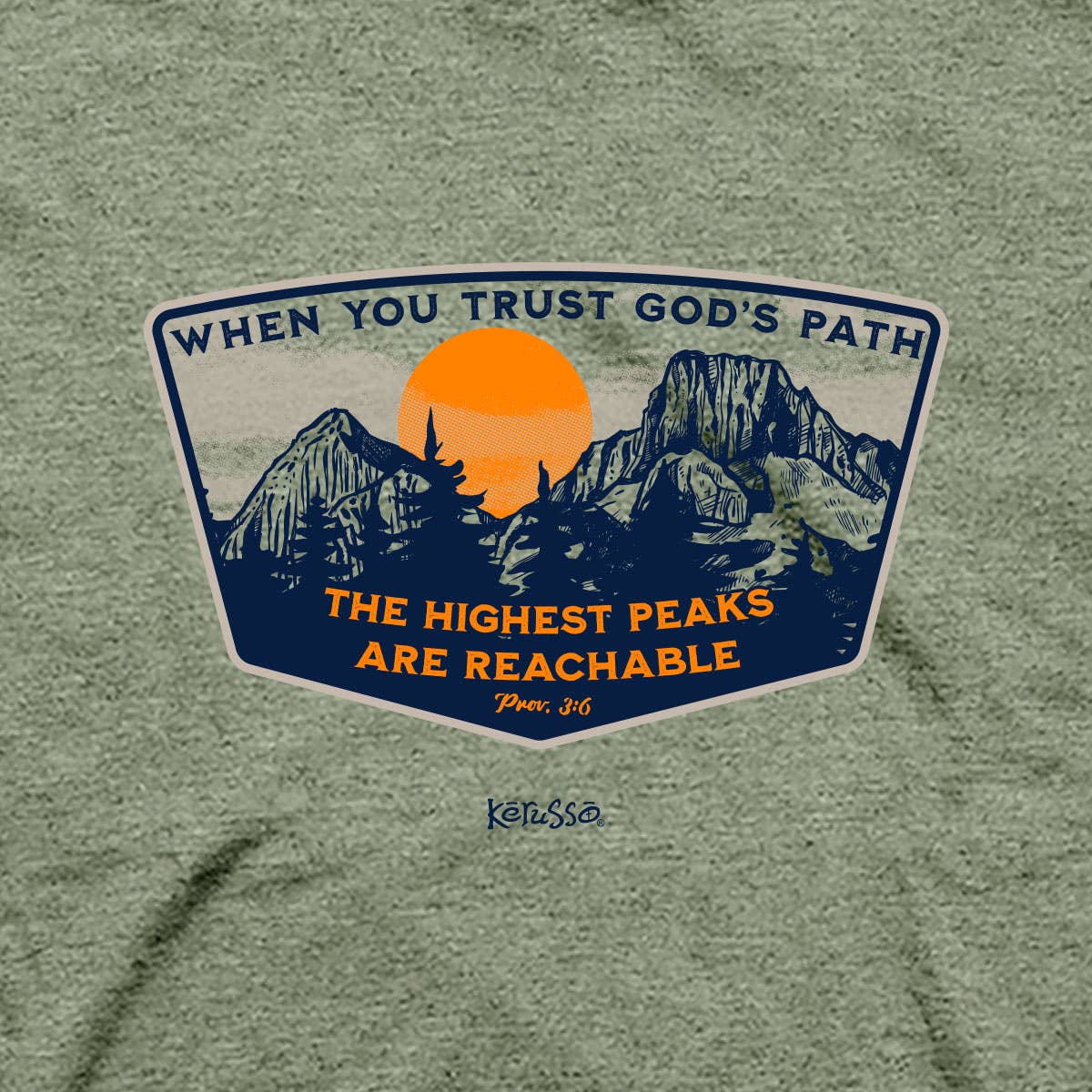 Kerusso Christian T-Shirt God's Path MEN - Colbert Clothing