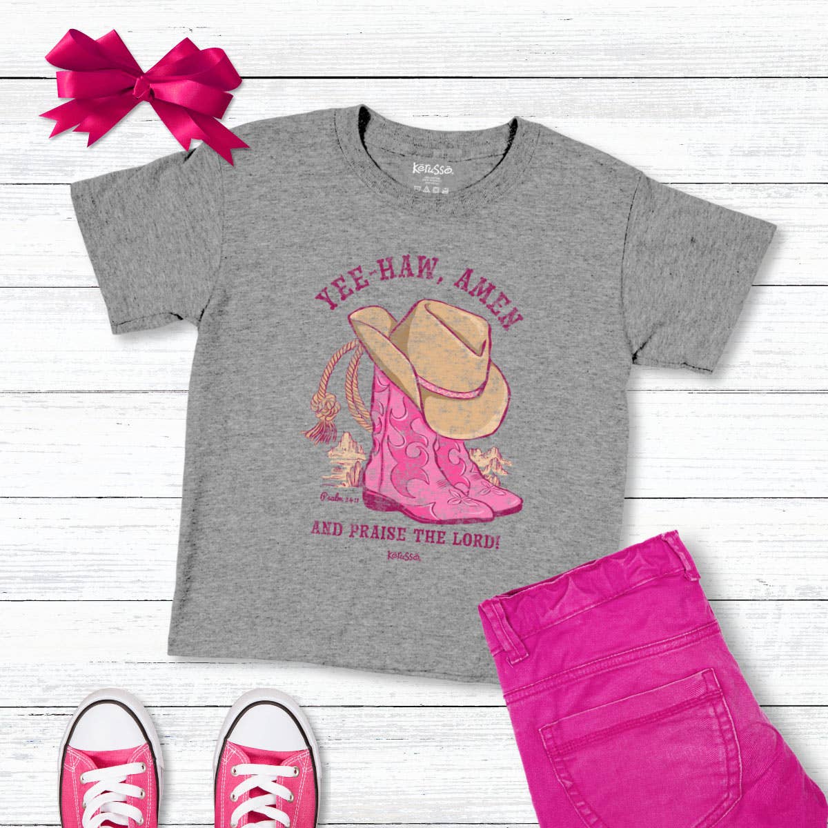 Kerusso Kids T-Shirt Yee Haw GIRLS Tee - Colbert Clothing
