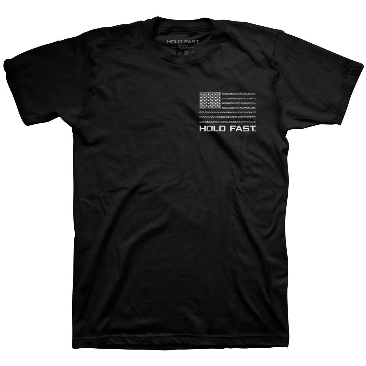 Rebar Flag Patriotic Tee Mens T-Shirt HOLD FAST - Colbert Clothing