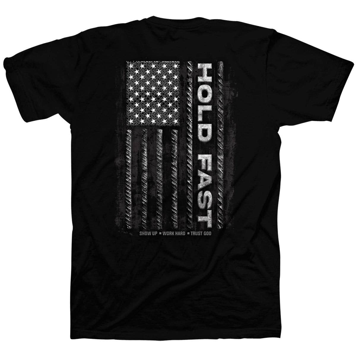 Rebar Flag Patriotic Tee Mens T-Shirt HOLD FAST - Colbert Clothing
