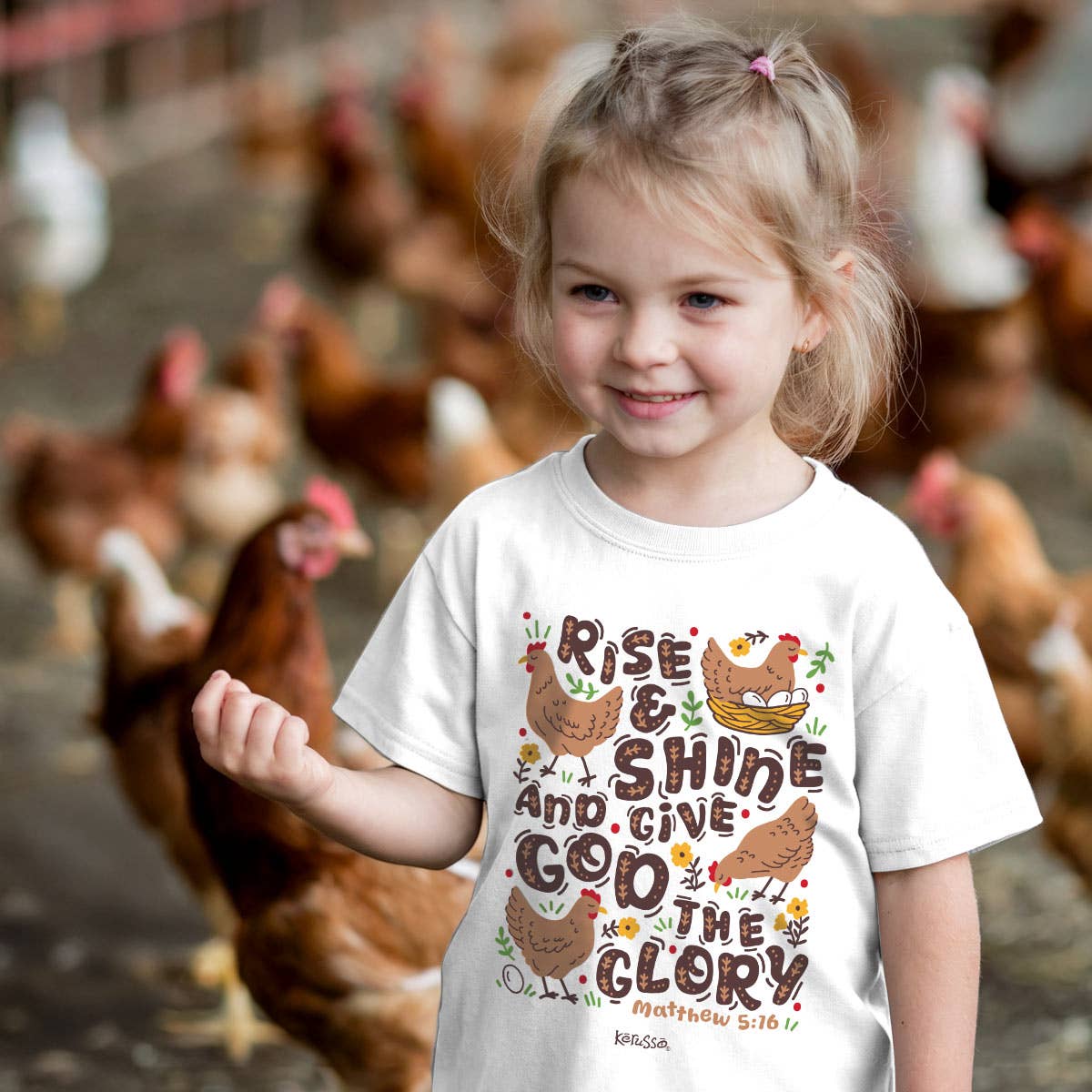 Rise and Shine Tee GIRLS - Colbert Clothing