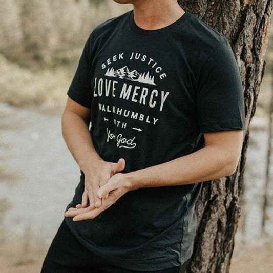Seek Justice & Love Mercy Graphic Tee MEN - Colbert Clothing