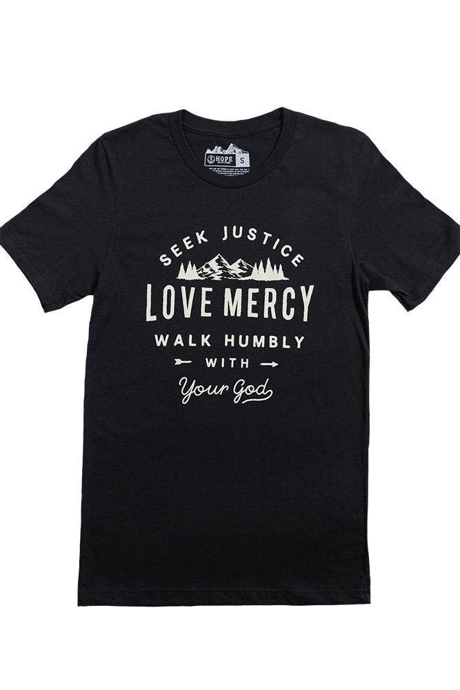 Seek Justice & Love Mercy Graphic Tee MEN - Colbert Clothing