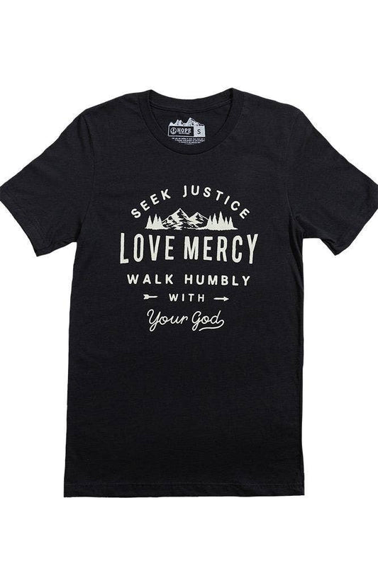 Seek Justice & Love Mercy Graphic Tee MEN - Colbert Clothing