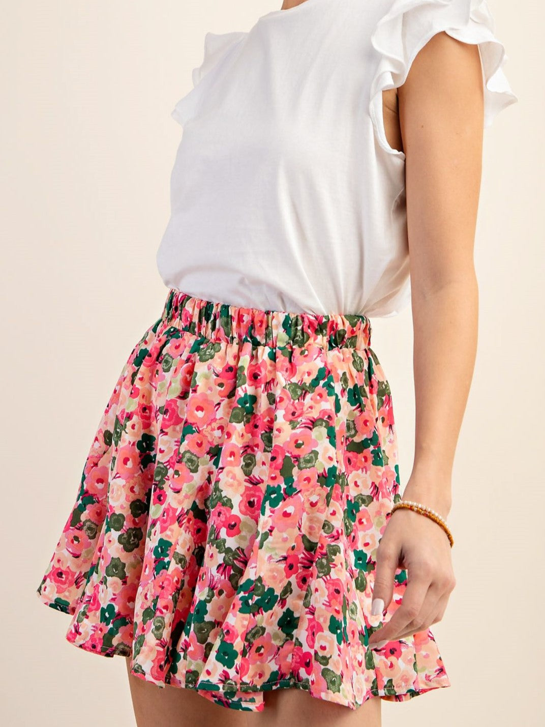 Floral Flirt Pull-on Shorts