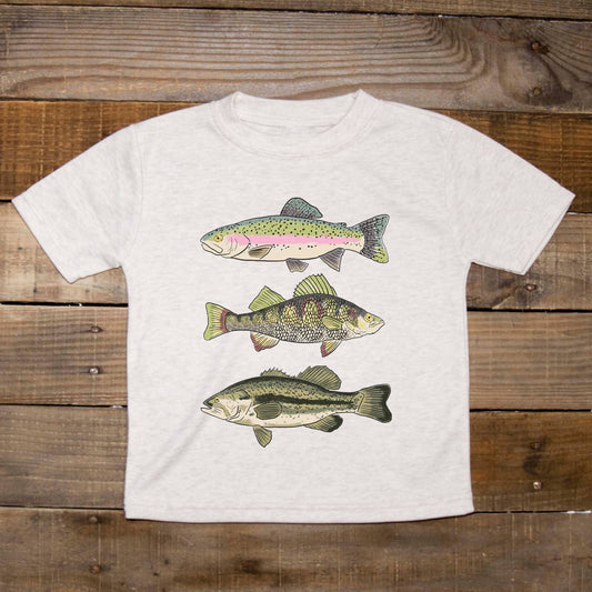 Three Fish Summer Outdoor Tee BOYS - Colbert Clothing