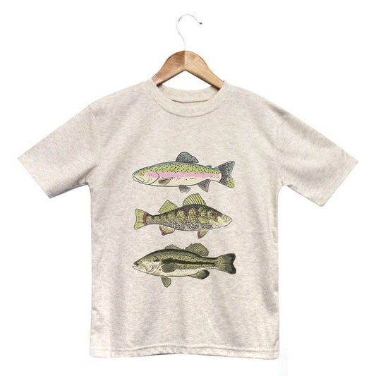 Three Fish Summer Outdoor Tee BOYS - Colbert Clothing