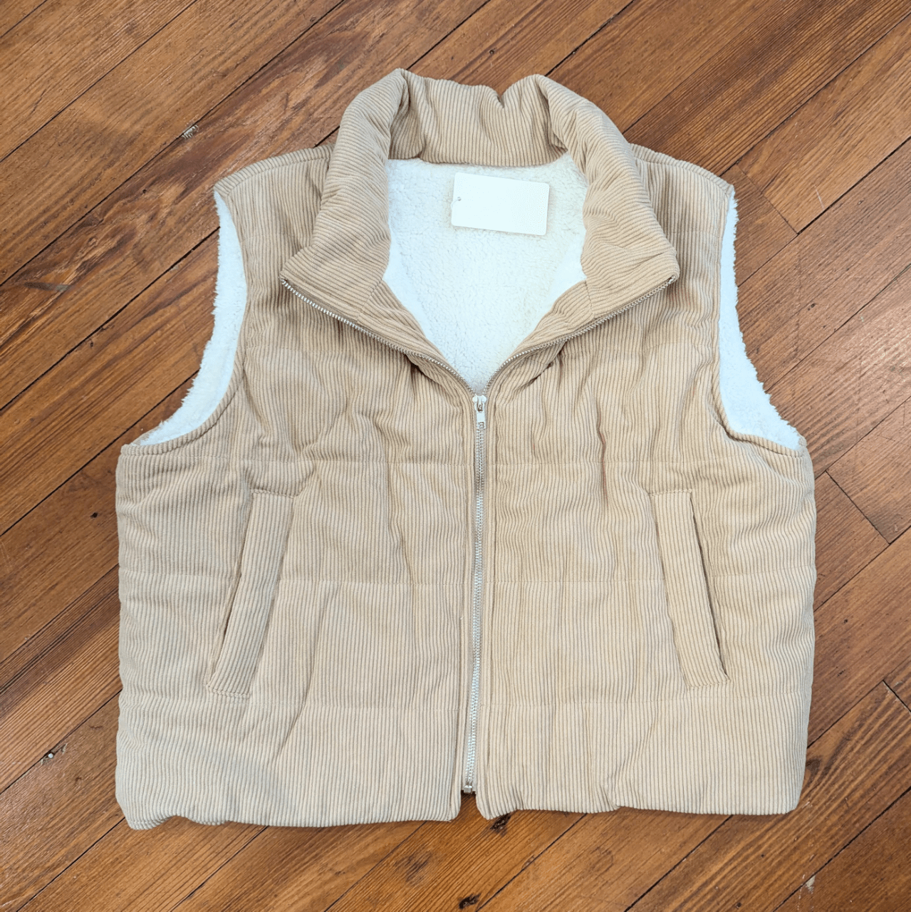 Vested Interest PLUS Vest in Taupe - Colbert Clothing