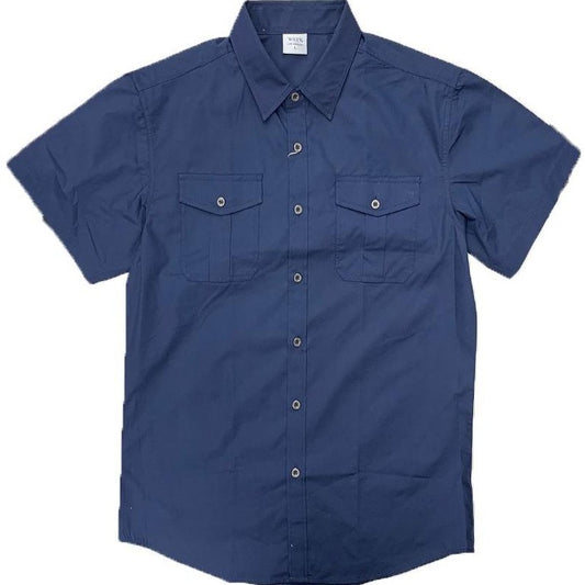 Clark Kent Standard Button Up in Navy MEN