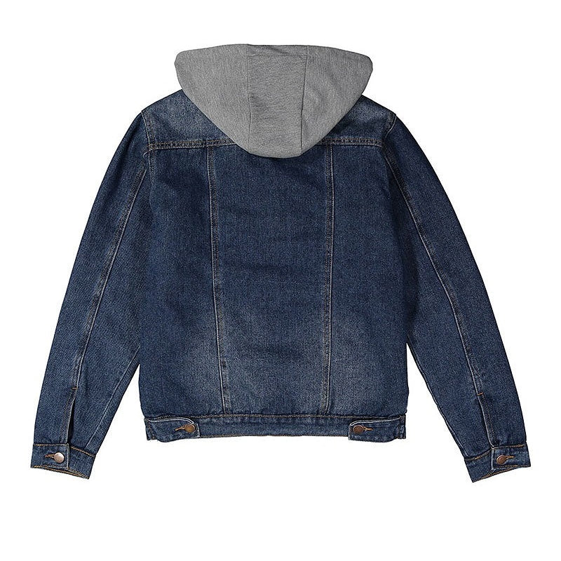 Hooded Denim Jacket with Lining BOYS
