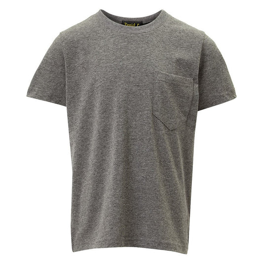 Crewneck Tee with Pocket in Dk Gray BOYS