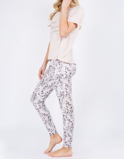 Hacci Lounge Pajama Set - Good Things Are Coming