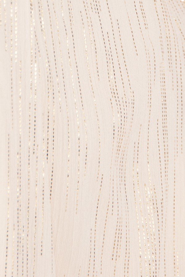 Metallic Ivory Dress PLUS