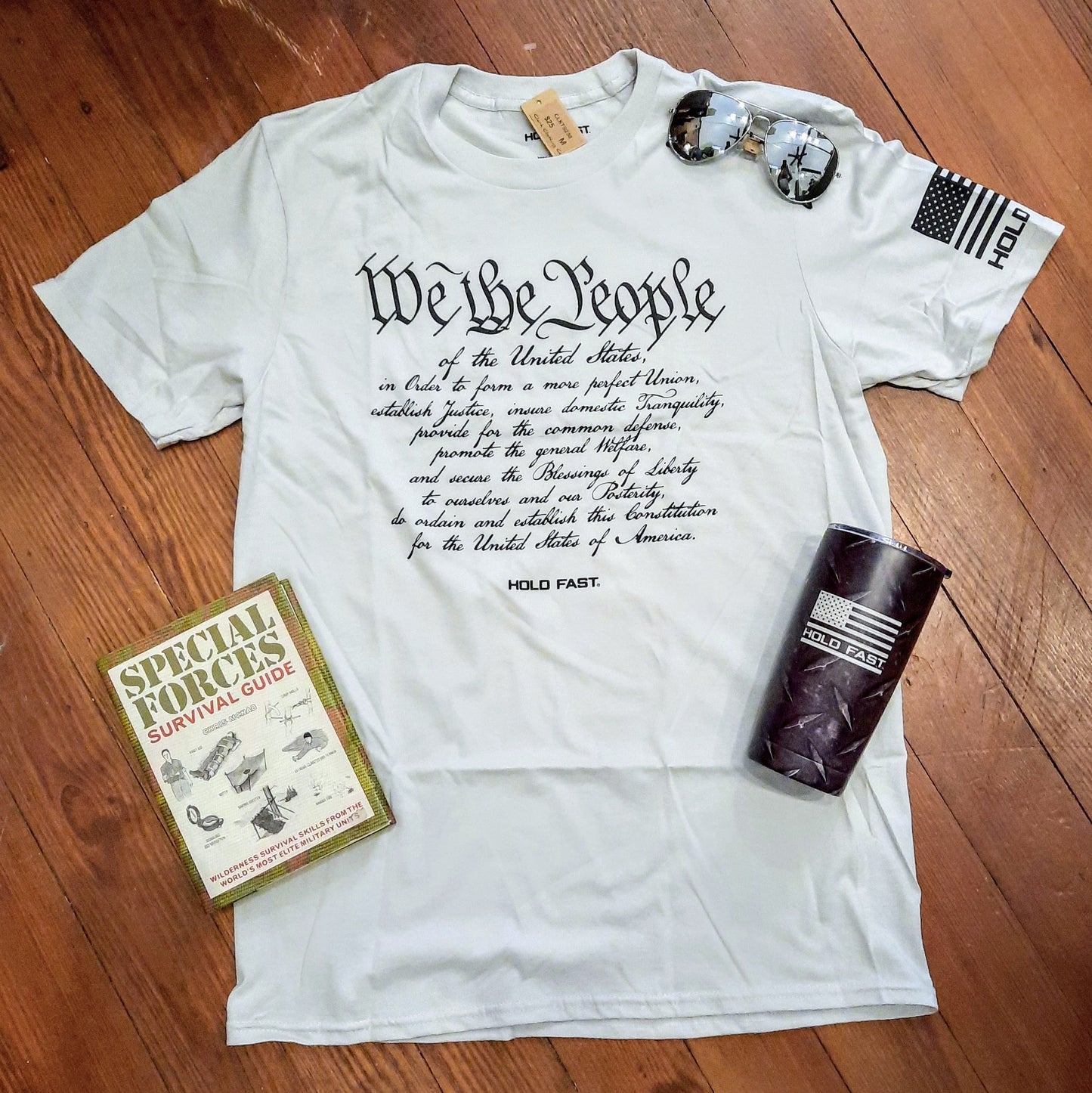 We the People Patriotic Cotton Tee MEN