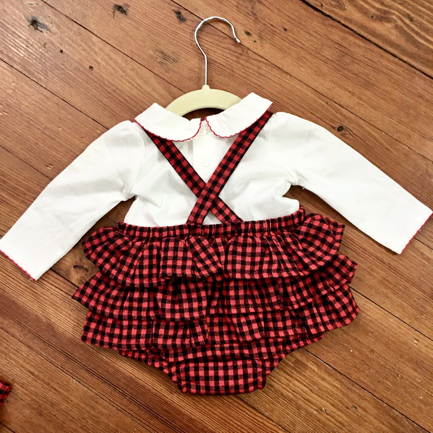Sweet Baby Girl Buffalo Check Dress