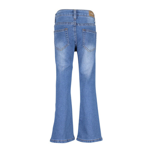 Flare Leg Denim Jeans in Lt Wash GIRLS