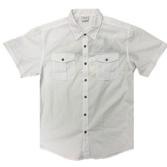 Clark Kent Standard White Button-Up Shirt – Men’s Classic Dress Shirt
