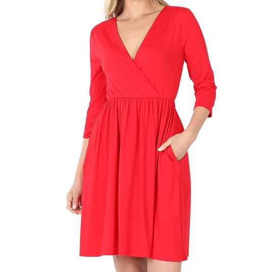 Pretty as You Please Dress in Red