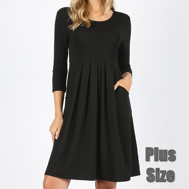 Stranger in Paradise Classic Dress in Black PLUS