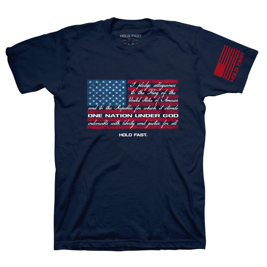 Pledge of Allegiance Patriotic Cotton Tee MEN