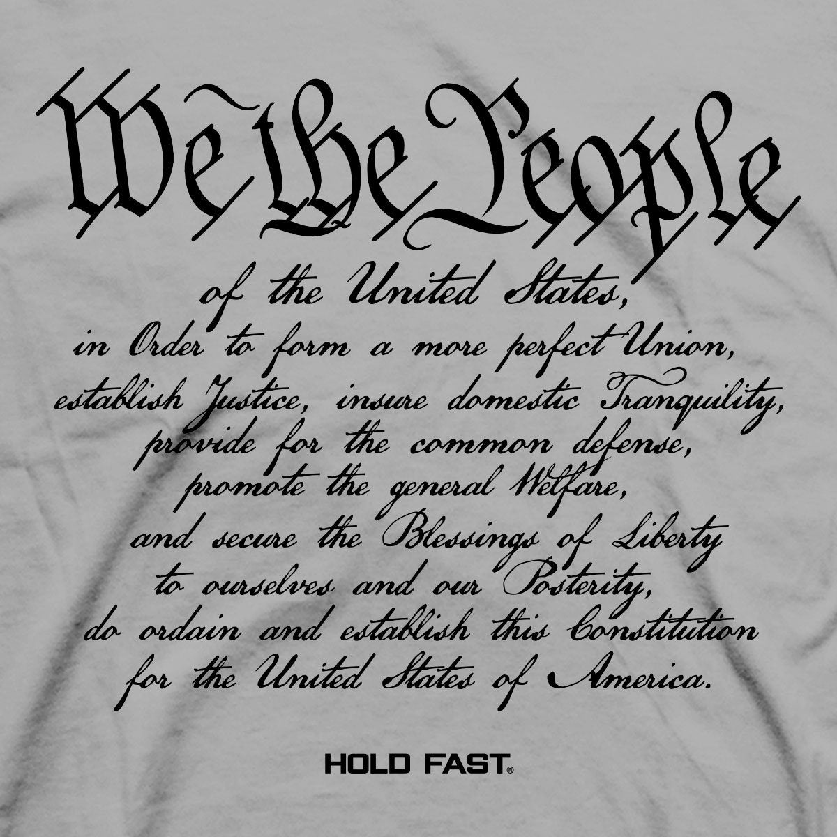 We the People Patriotic Cotton Tee MEN