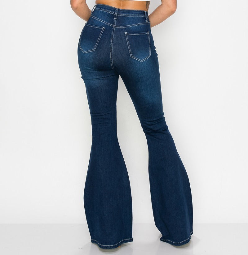 History Repeats Itself Dark Wash Flare Jeans