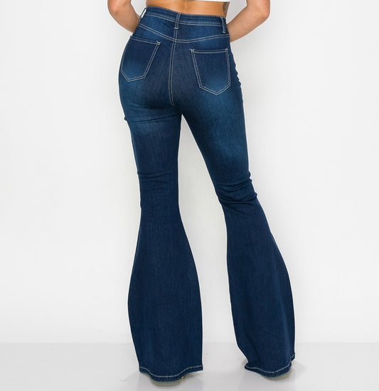 History Repeats Itself Dark Wash Flare Jeans