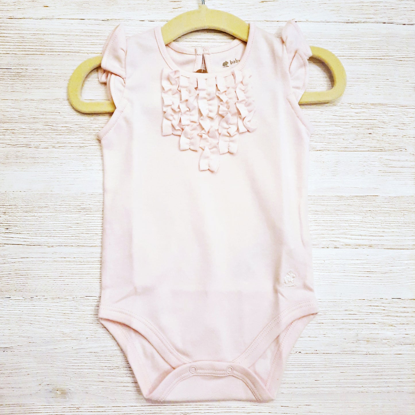 Sweet Baby Girl Ruffle Pima Cotton Onesie