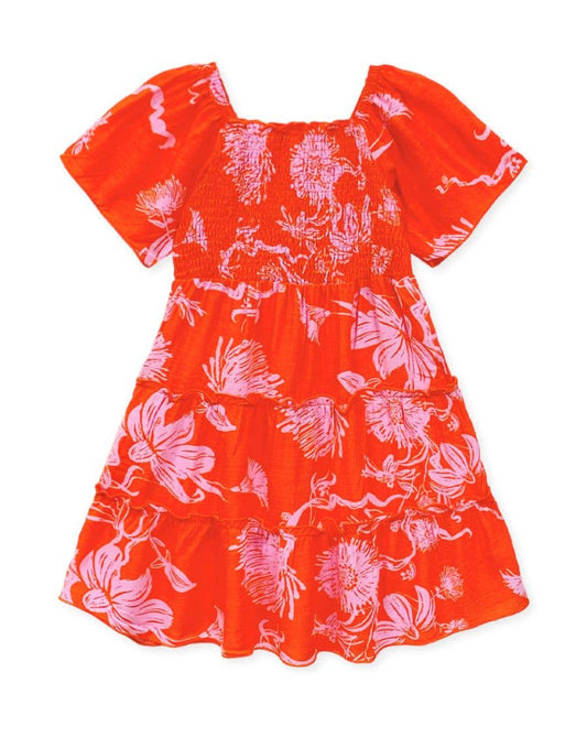 Toddlers Fit & Flare Tiered Dress