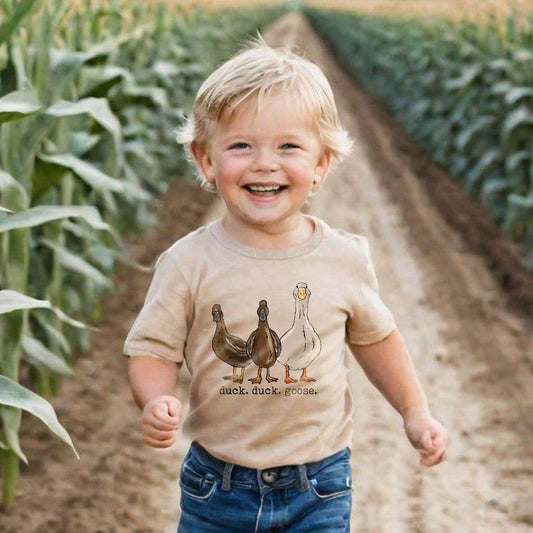 Duck Duck Goose Farm Kids Tee