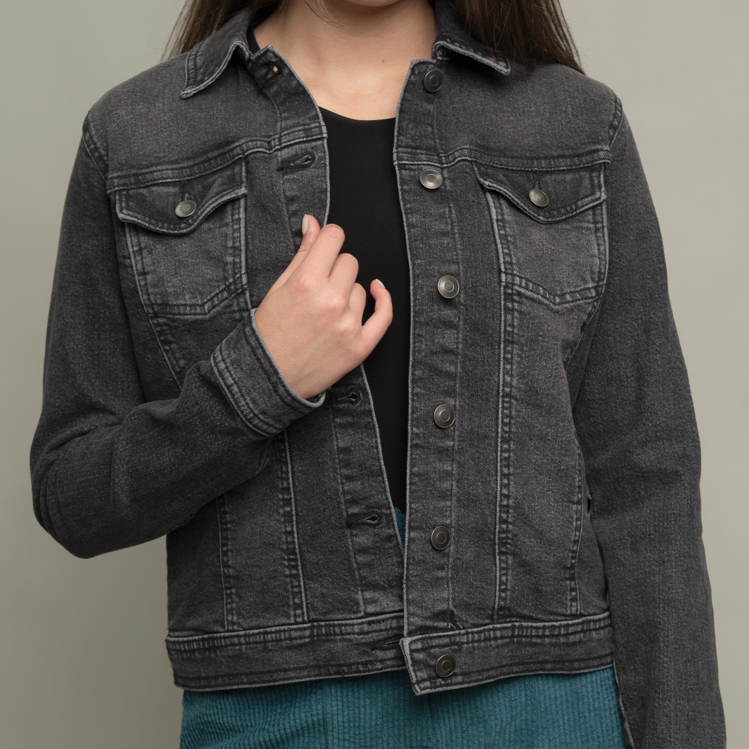 Covert Ops Black Denim Trucker Jacket – Colbert Clothing