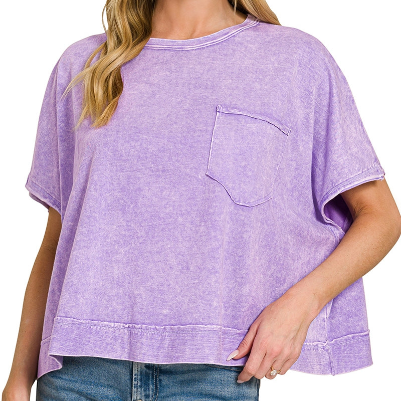 Halo Snow Relaxed Top in Lavender