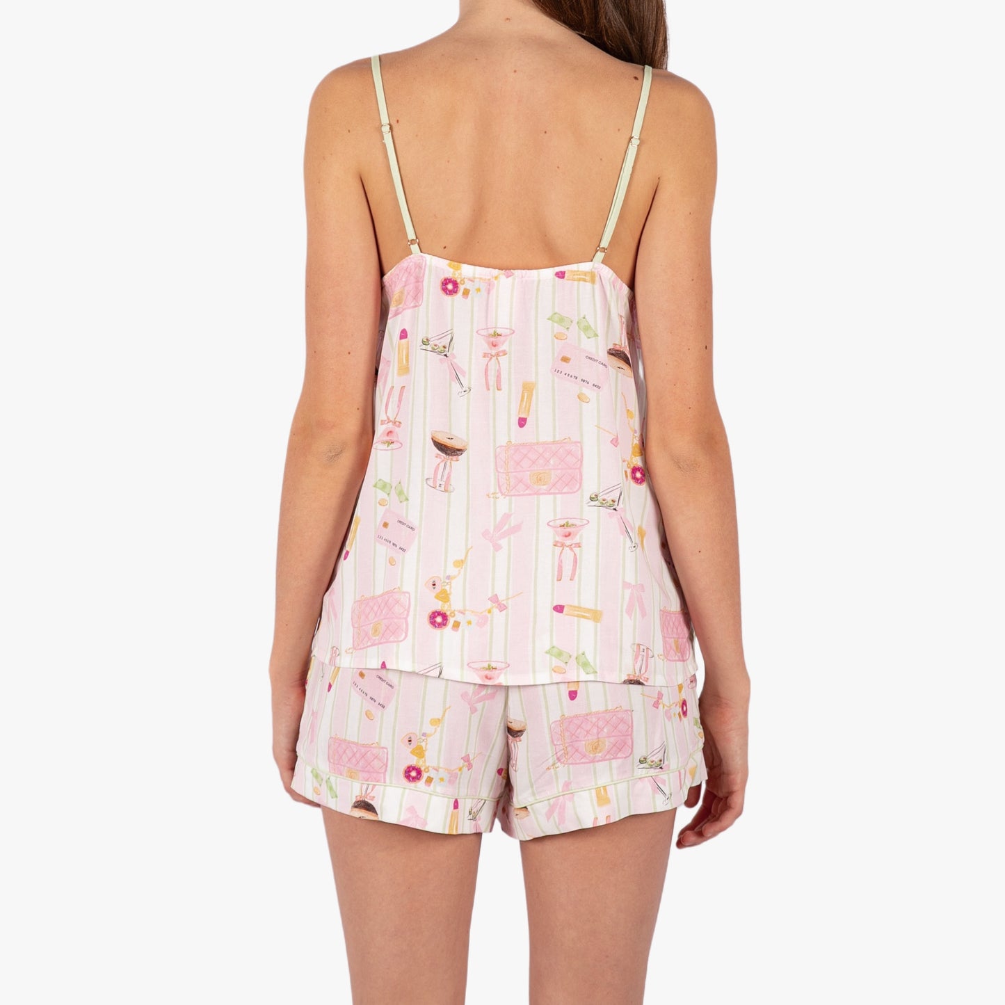 Girly Things Strappy Camisole Pajama Set