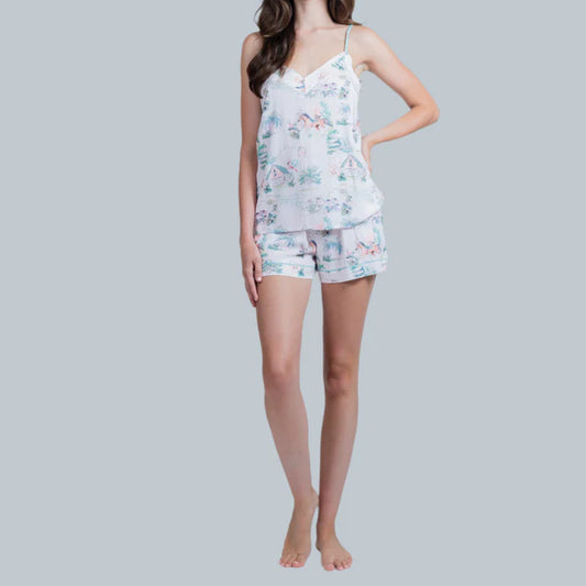 Kentucky Summer Scene Pajama Cami Short Set
