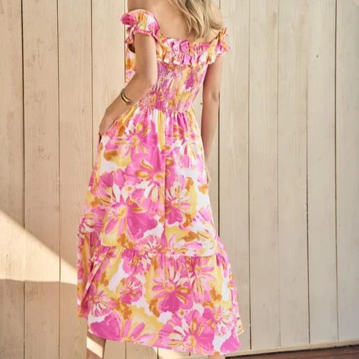 On Island Time Dress in Pink
