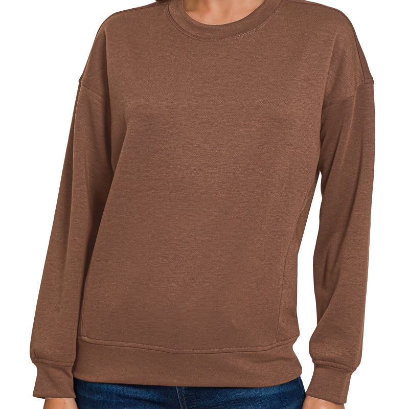 Scuba Everyday Sweatshirt in Brown 2913