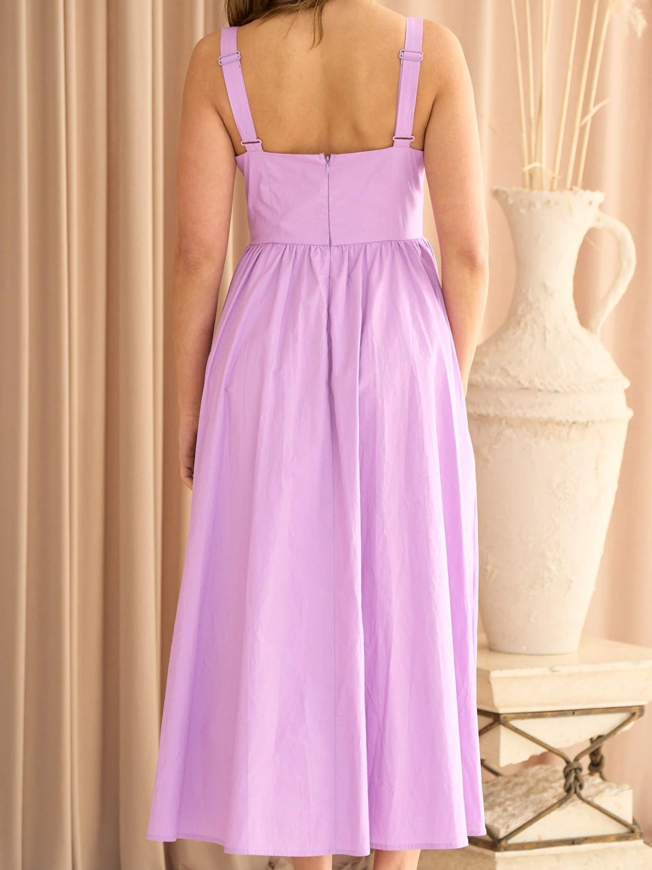 Stardust Sweetheart Dress in Lavender