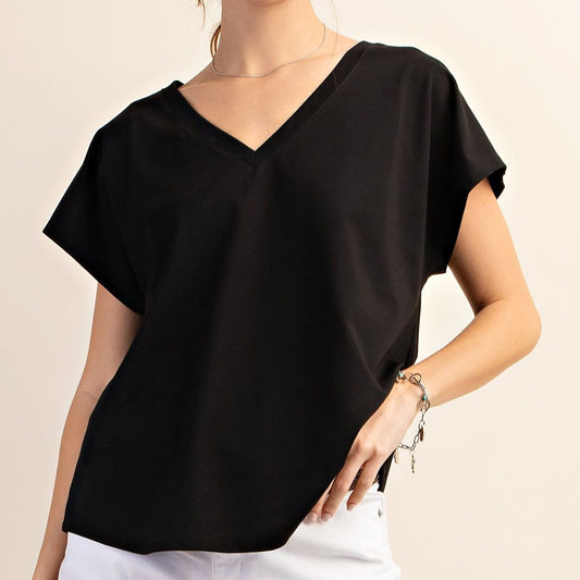 Classic Noir Top in Black