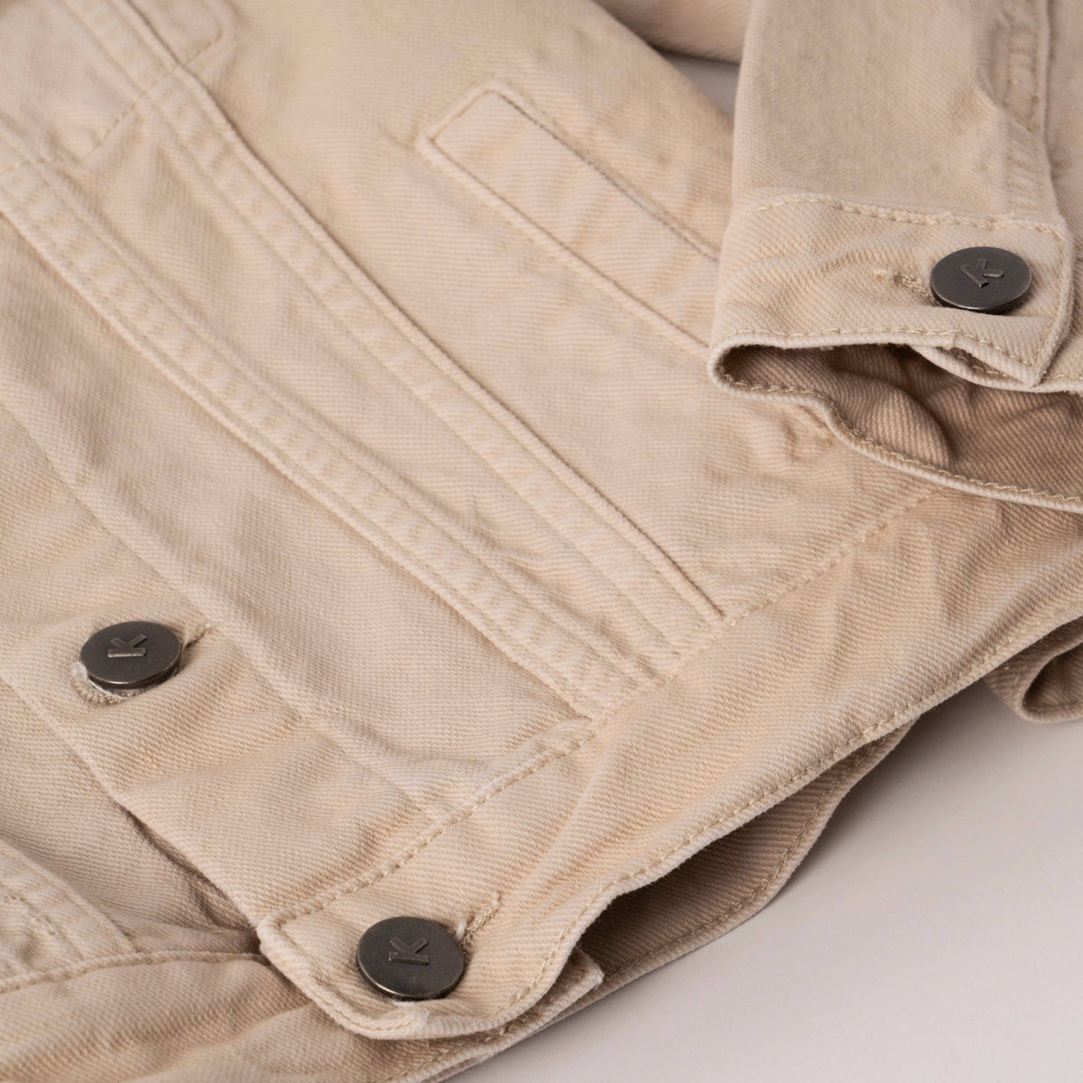 Khaki Colored Jean Jacket Kids 446