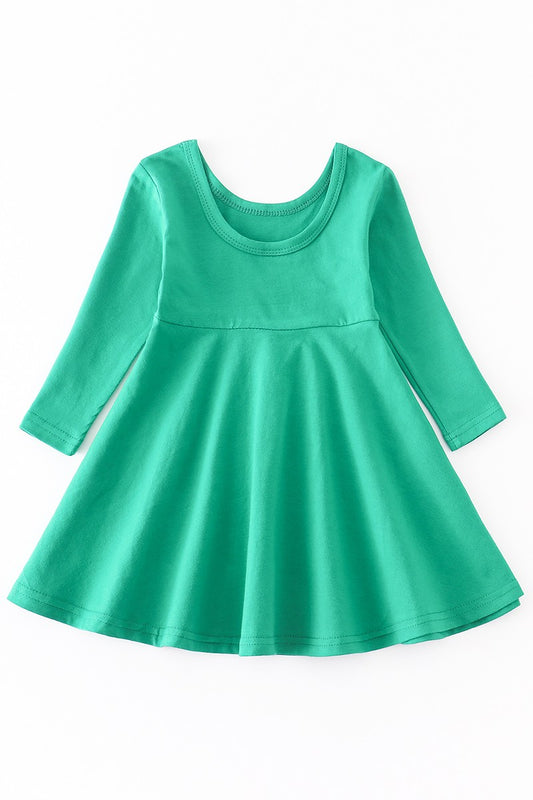 Sweet Baby Girl Twirl Dress in Green TODDLER GIRLS