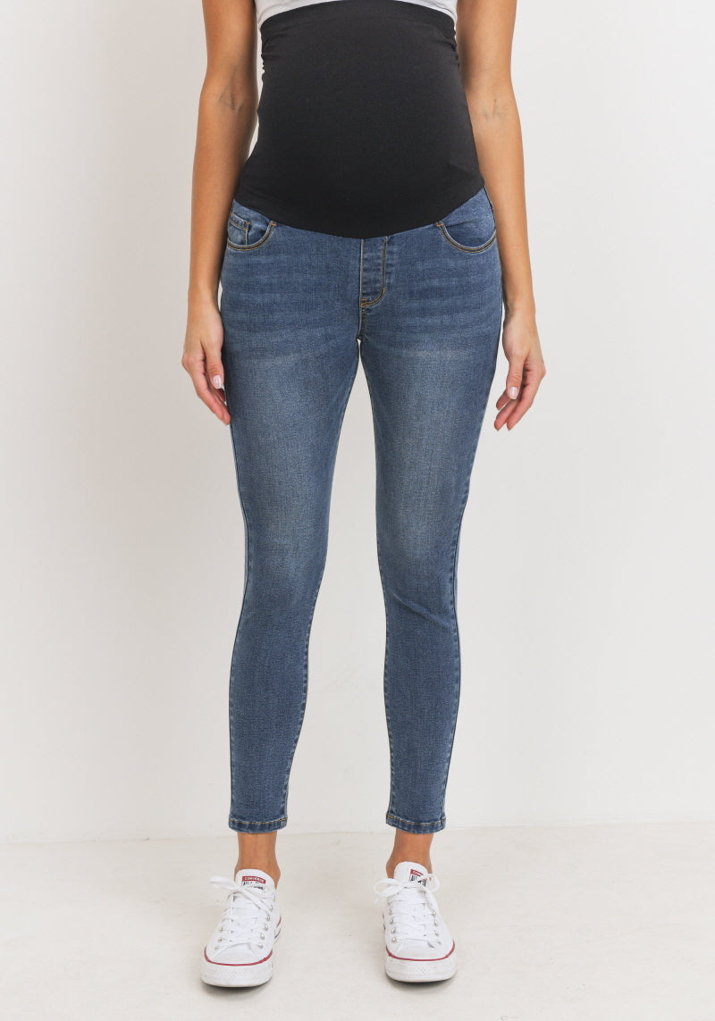 Maternity Stretch Blue Jeans 